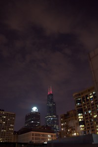 Nachtaufnahme Willis Tower (Copyright Patrick Paul)
